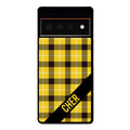 90s Yellow Plaid As If Retro Personalized Google Phone Case