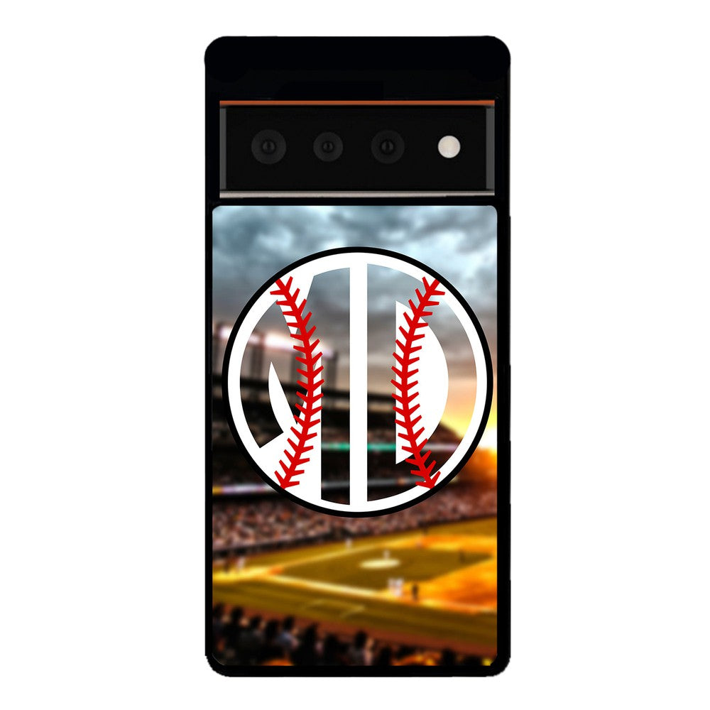 Baseball Monogram Google Phone Case