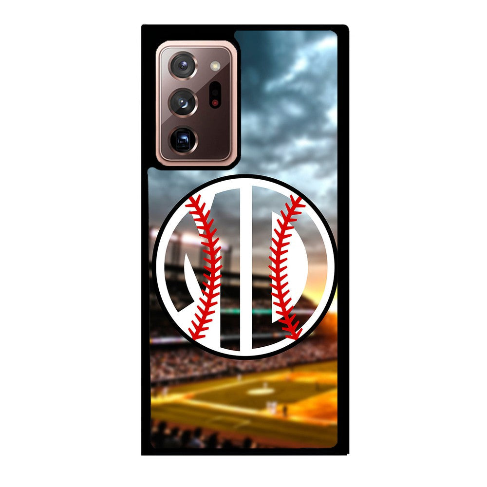 Baseball Monogram Samsung Phone Case