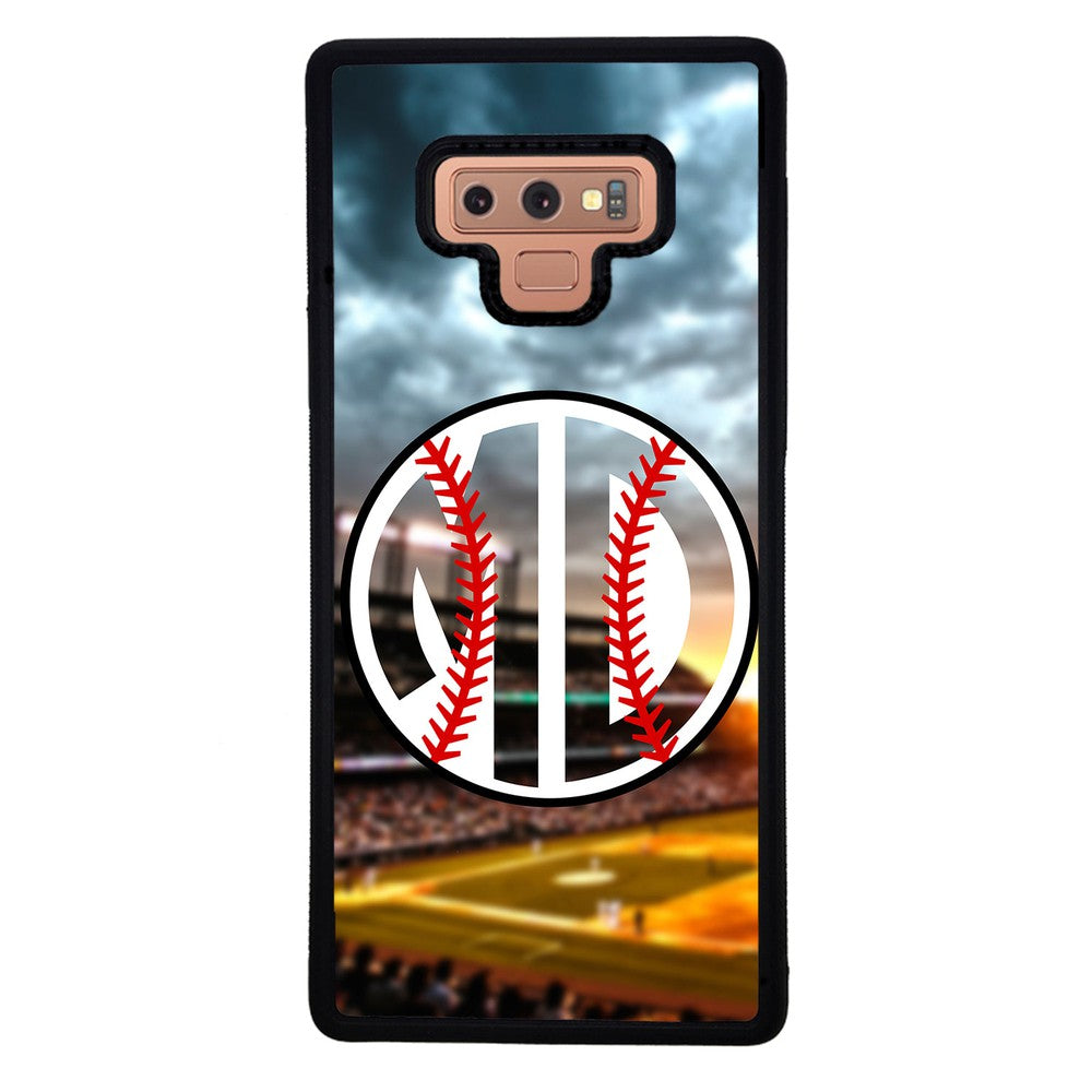 Baseball Monogram Samsung Phone Case