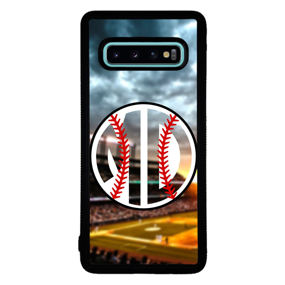 Baseball Monogram Samsung Phone Case