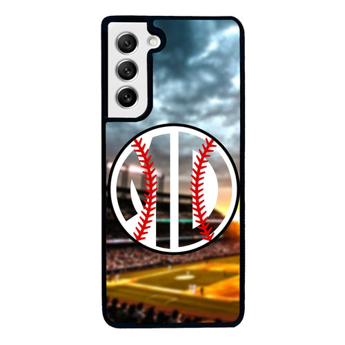 Baseball Monogram Samsung Phone Case
