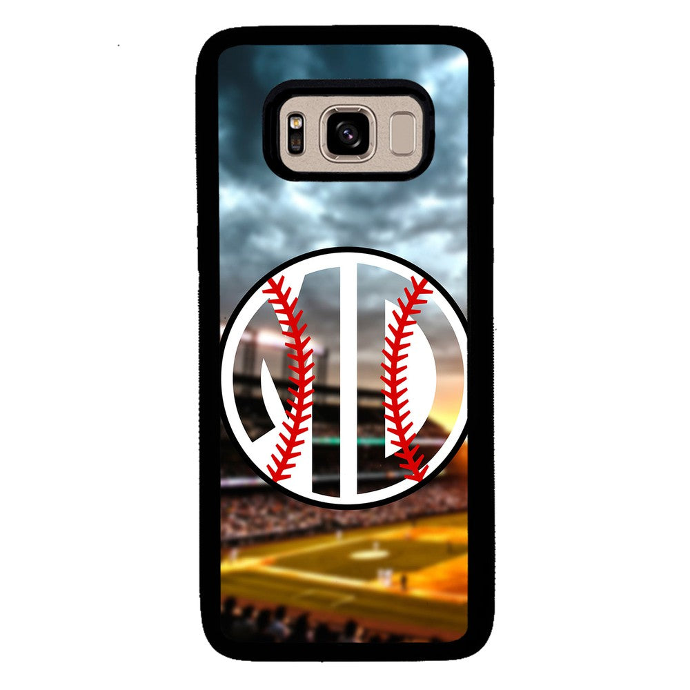 Baseball Monogram Samsung Phone Case