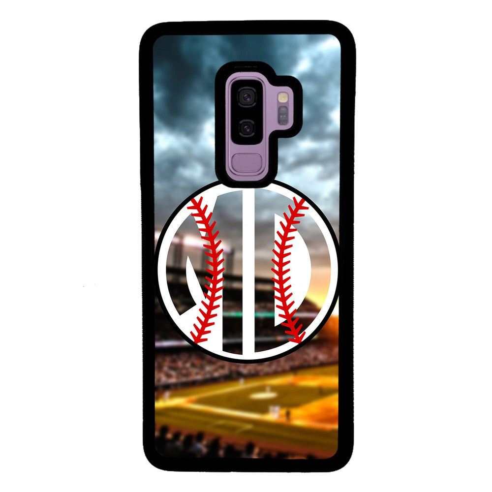 Baseball Monogram Samsung Phone Case