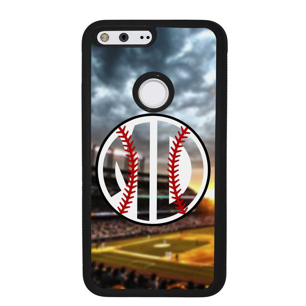 Baseball Monogram Google Phone Case