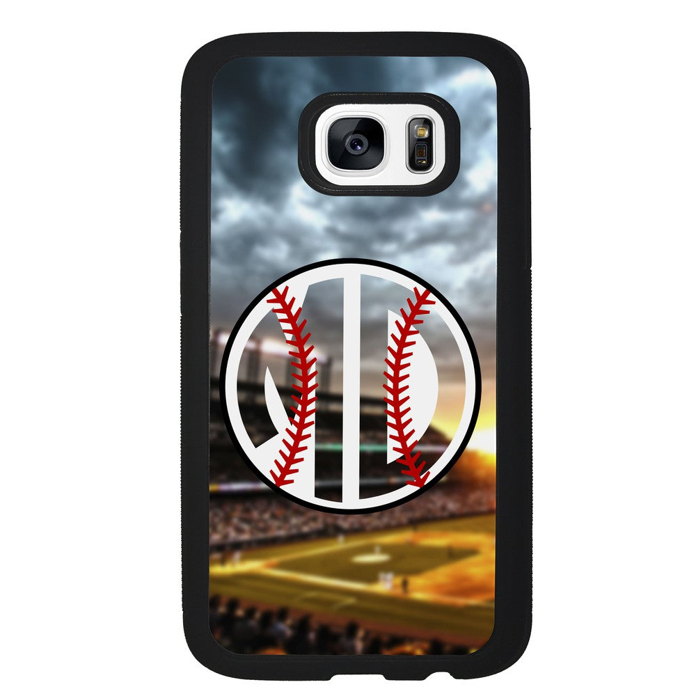 Baseball Monogram Samsung Phone Case