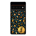Blue Gold Foil Leopard Skin Personalized Google Phone Case