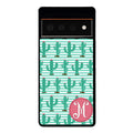 Cute Cactus Initial Google Phone Case