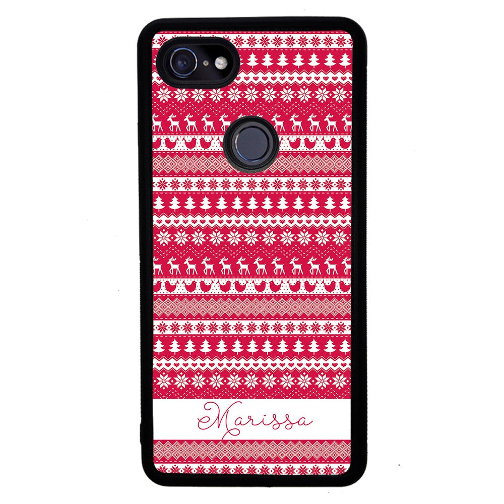 Christmas Sweater Personalized Google Phone Case
