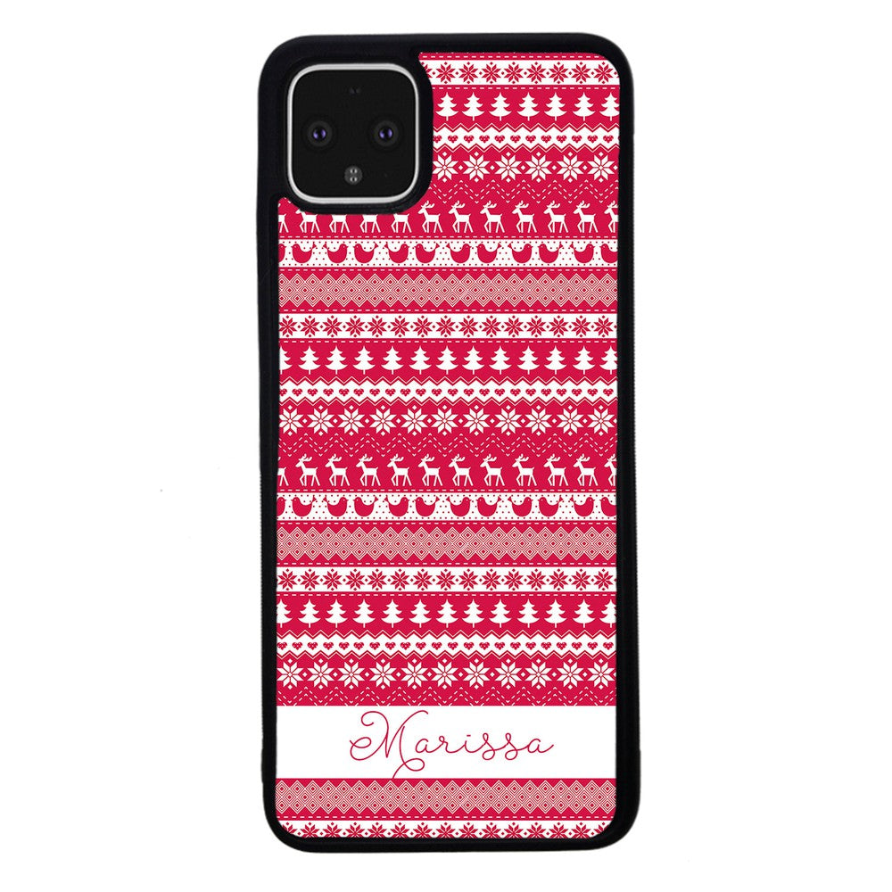 Christmas Sweater Personalized Google Phone Case