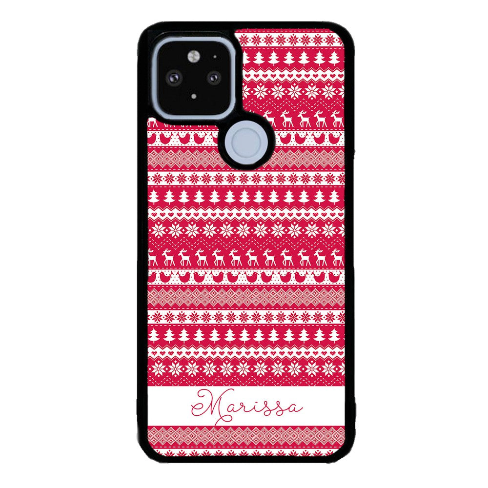 Christmas Sweater Personalized Google Phone Case