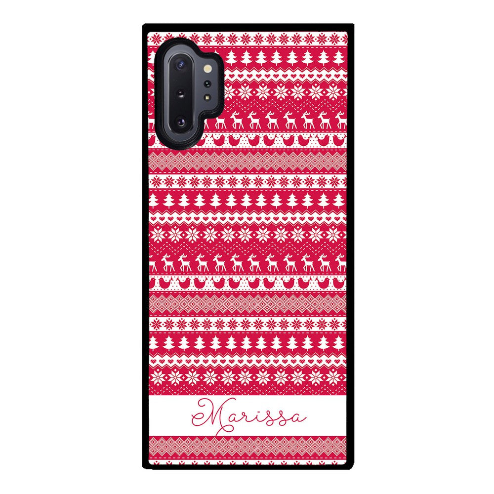 Christmas Sweater Personalized Samsung Phone Case