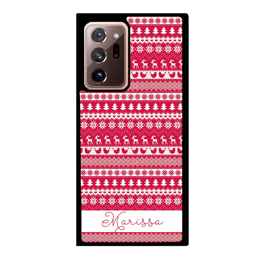 Christmas Sweater Personalized Samsung Phone Case