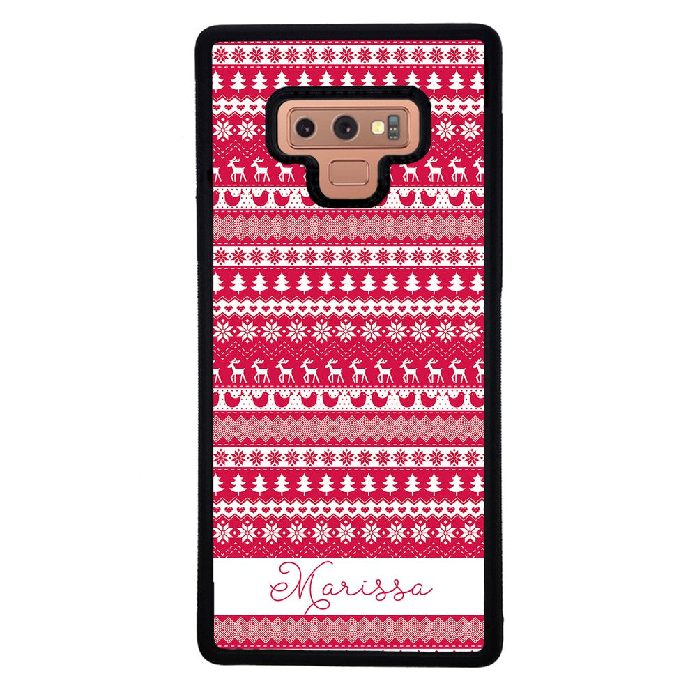 Christmas Sweater Personalized Samsung Phone Case