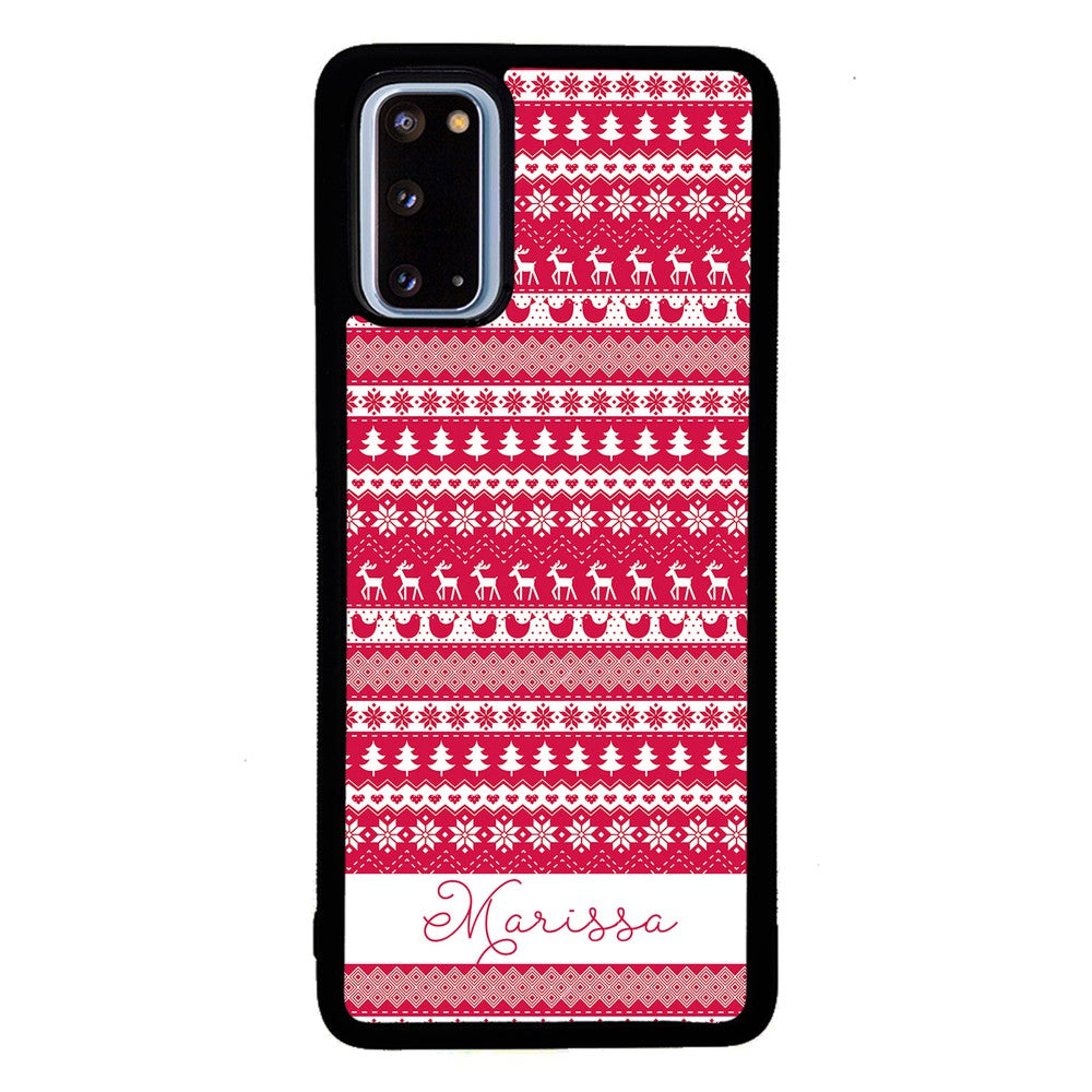 Christmas Sweater Personalized Samsung Phone Case