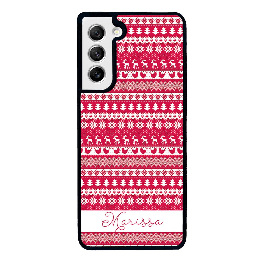 Christmas Sweater Personalized Samsung Phone Case