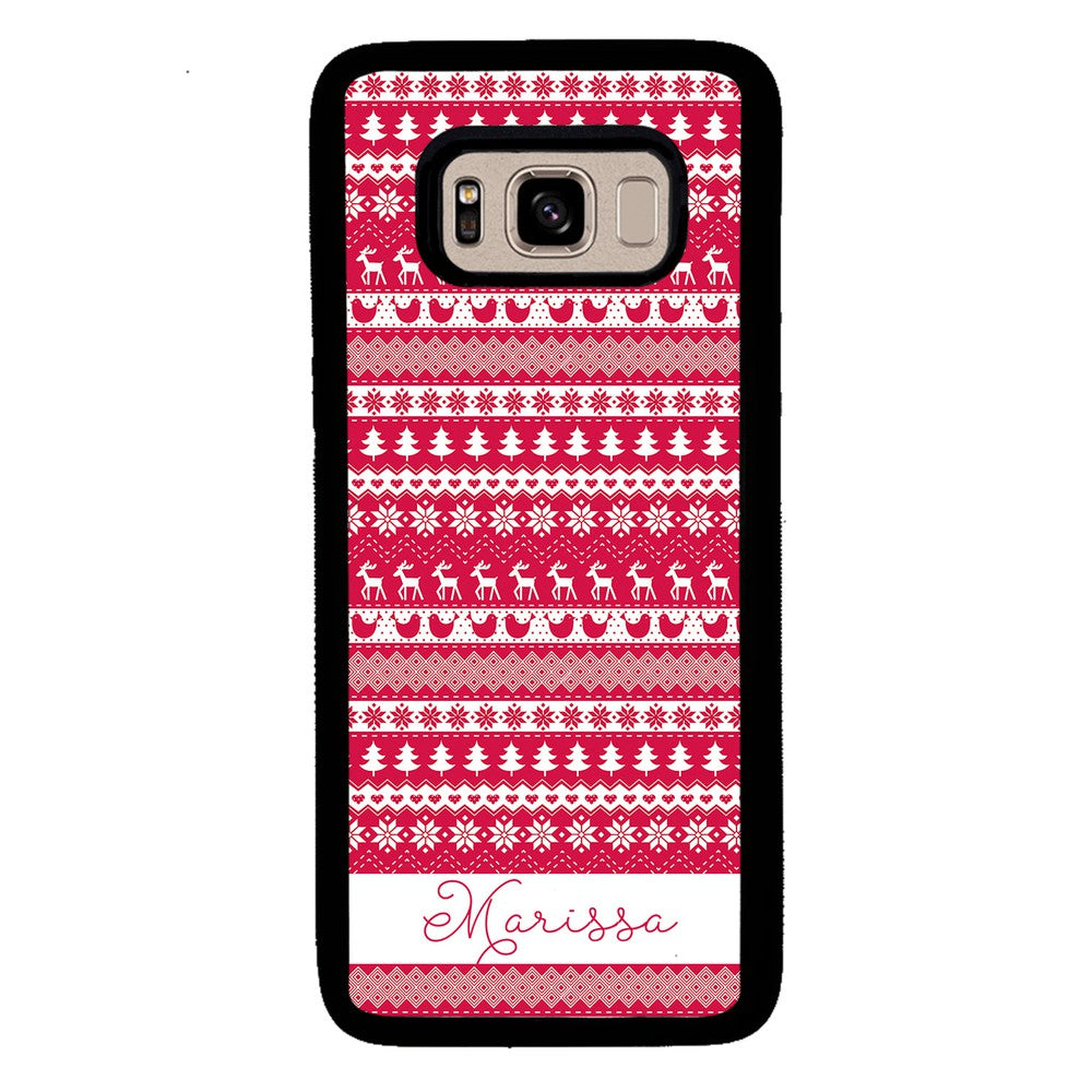 Christmas Sweater Personalized Samsung Phone Case
