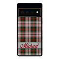 Red and Green Tartan Plaid Personalized Google Phone Case