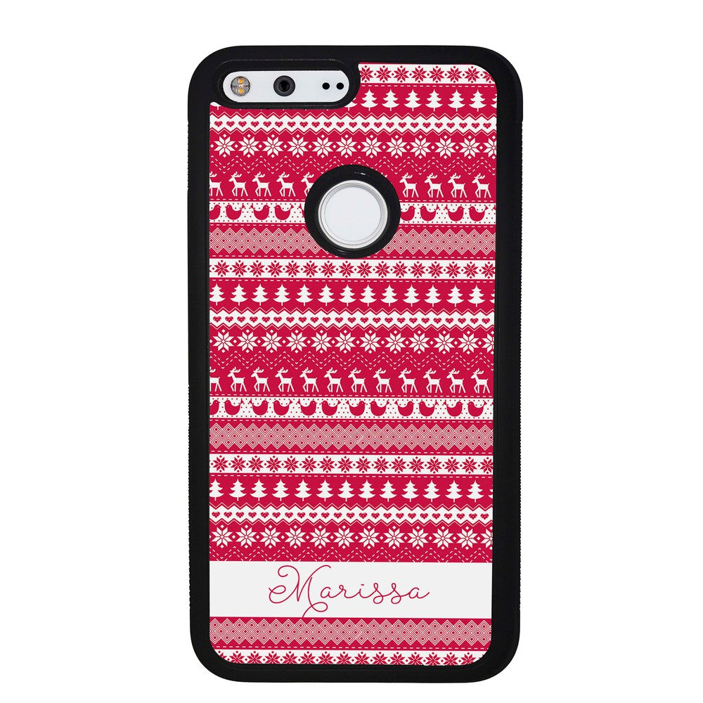 Christmas Sweater Personalized Google Phone Case