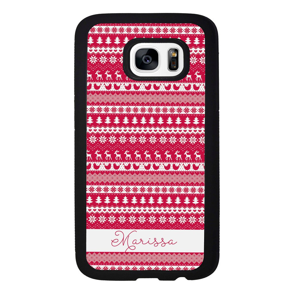 Christmas Sweater Personalized Samsung Phone Case
