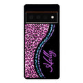 Colorful Leopard Curvy Personalized Google Phone Case