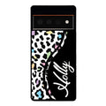 Colorful Cheetah Curvy Personalized Google Phone Case