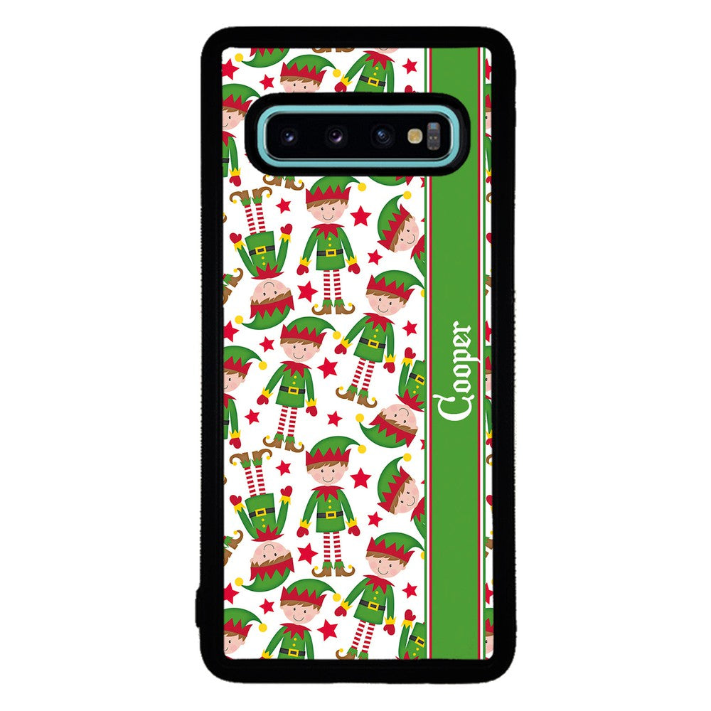 Funny Elf Christmas Workers Personalized Samsung Phone Case
