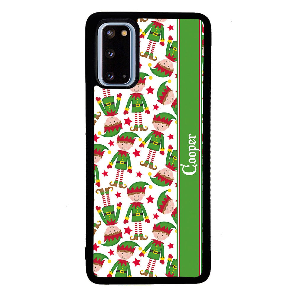 Funny Elf Christmas Workers Personalized Samsung Phone Case