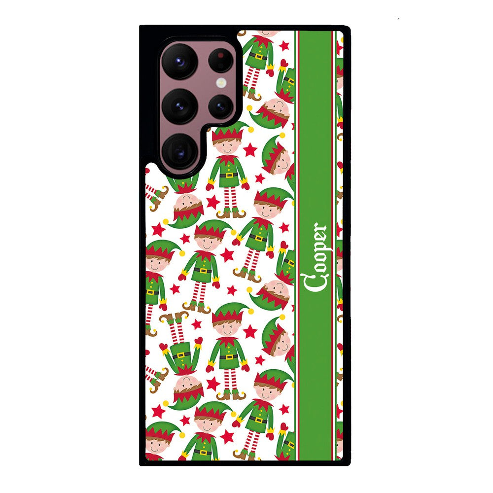 Funny Elf Christmas Workers Personalized Samsung Phone Case