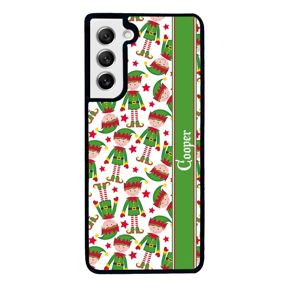 Funny Elf Christmas Workers Personalized Samsung Phone Case