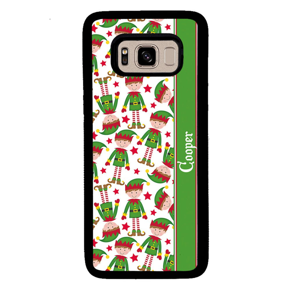 Funny Elf Christmas Workers Personalized Samsung Phone Case