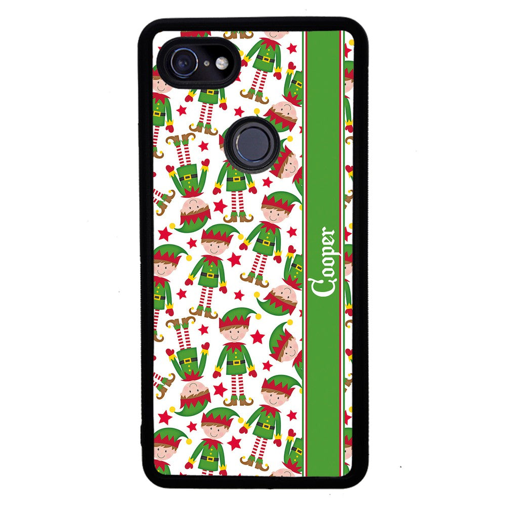 Funny Elf Christmas Workers Personalized Google Phone Case