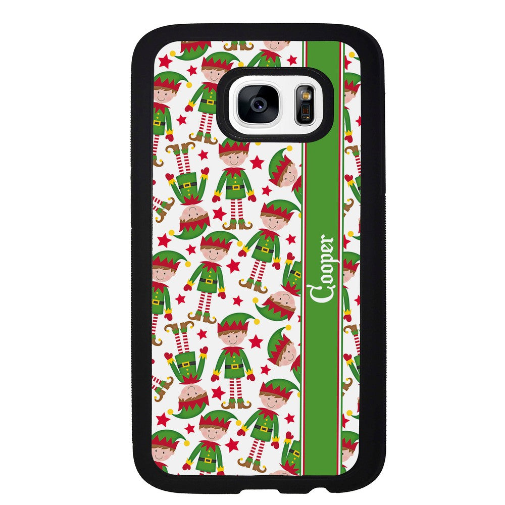 Funny Elf Christmas Workers Personalized Samsung Phone Case