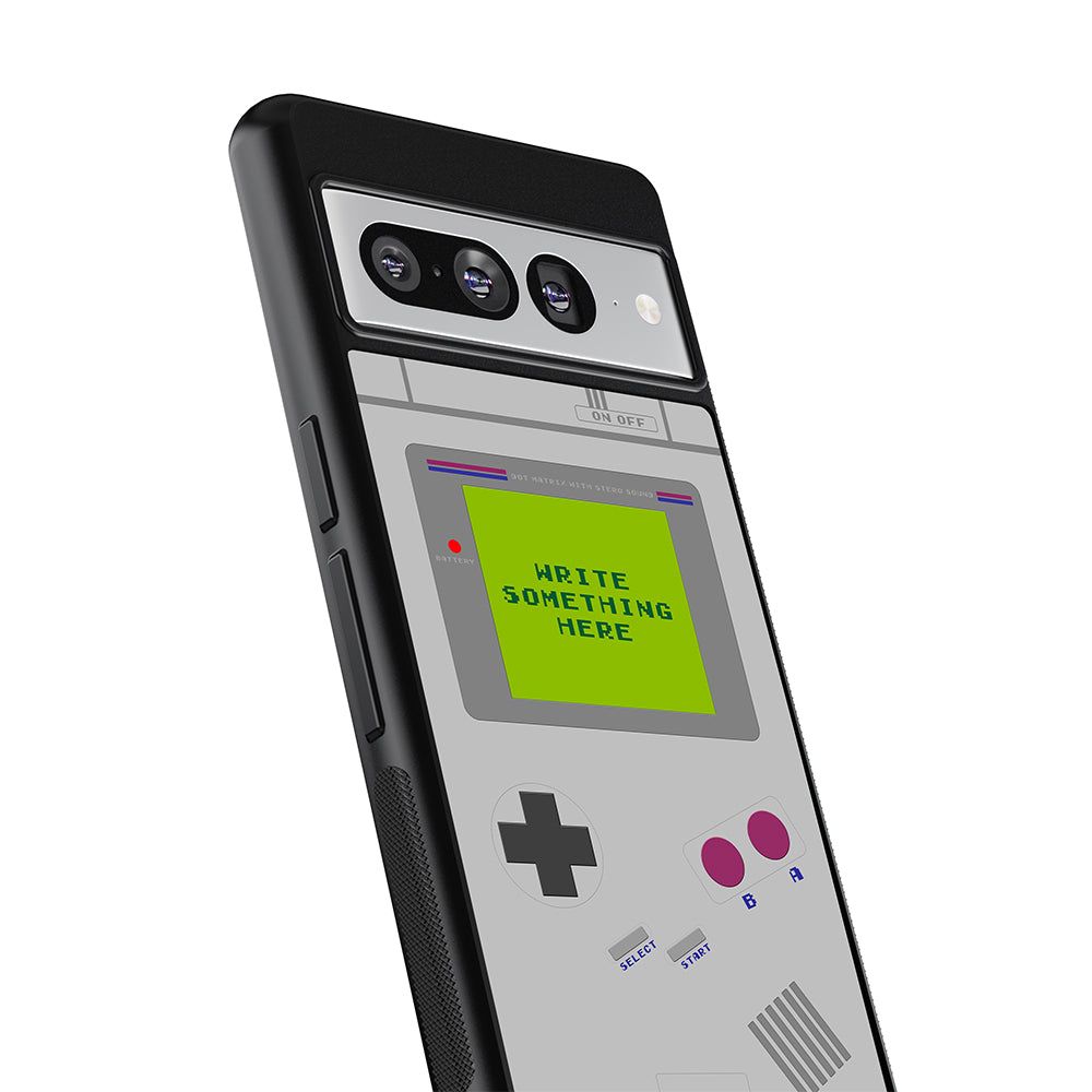 Retro Handheld Gaming Console Personalized Google Phone Case