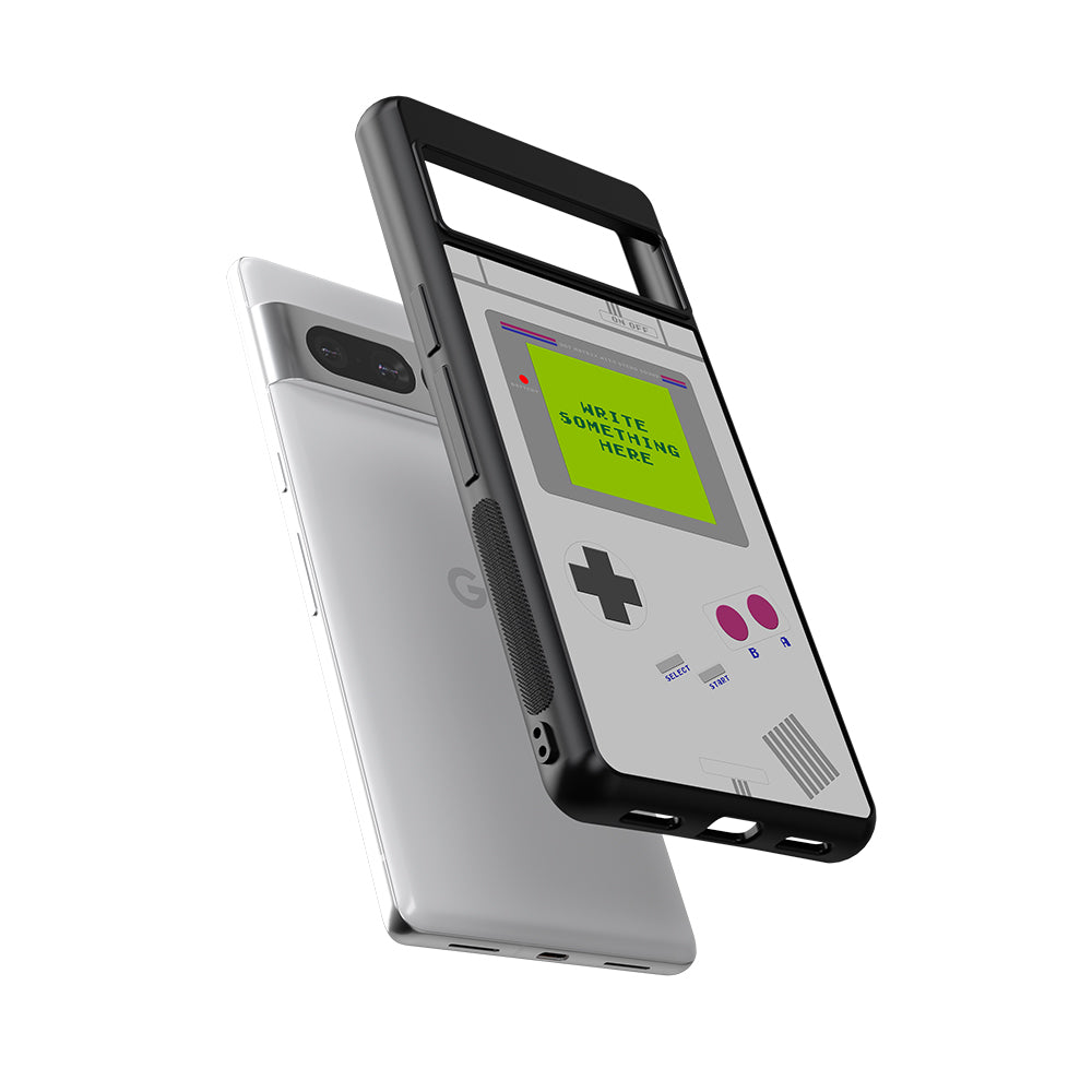 Retro Handheld Gaming Console Personalized Google Phone Case