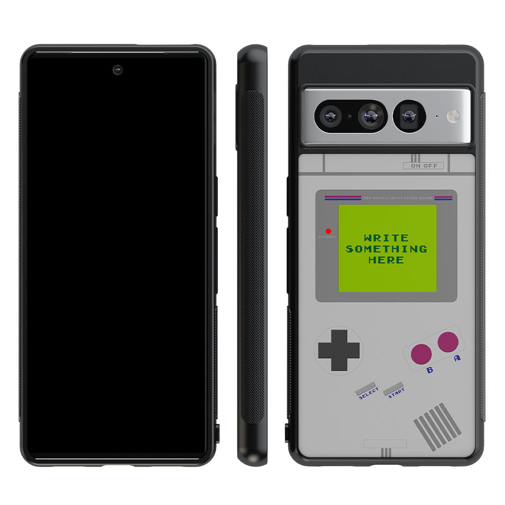Retro Handheld Gaming Console Personalized Google Phone Case