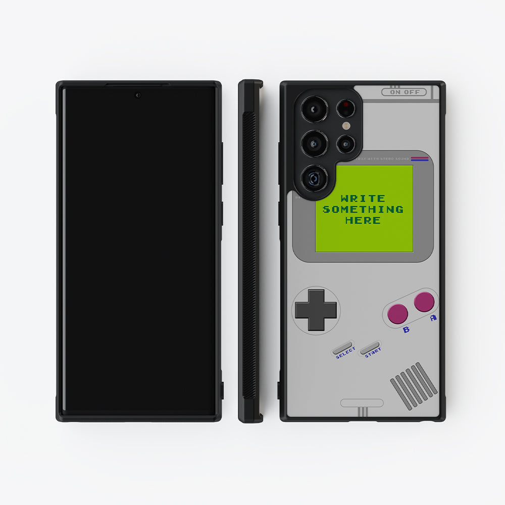 Retro Handheld Gaming Console Personalized Samsung Phone Case