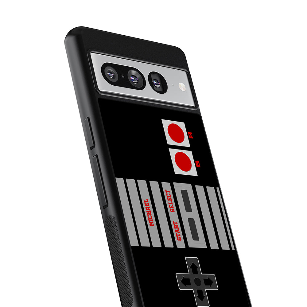 Retro Vintage Gaming Controller Personalized Google Phone Case