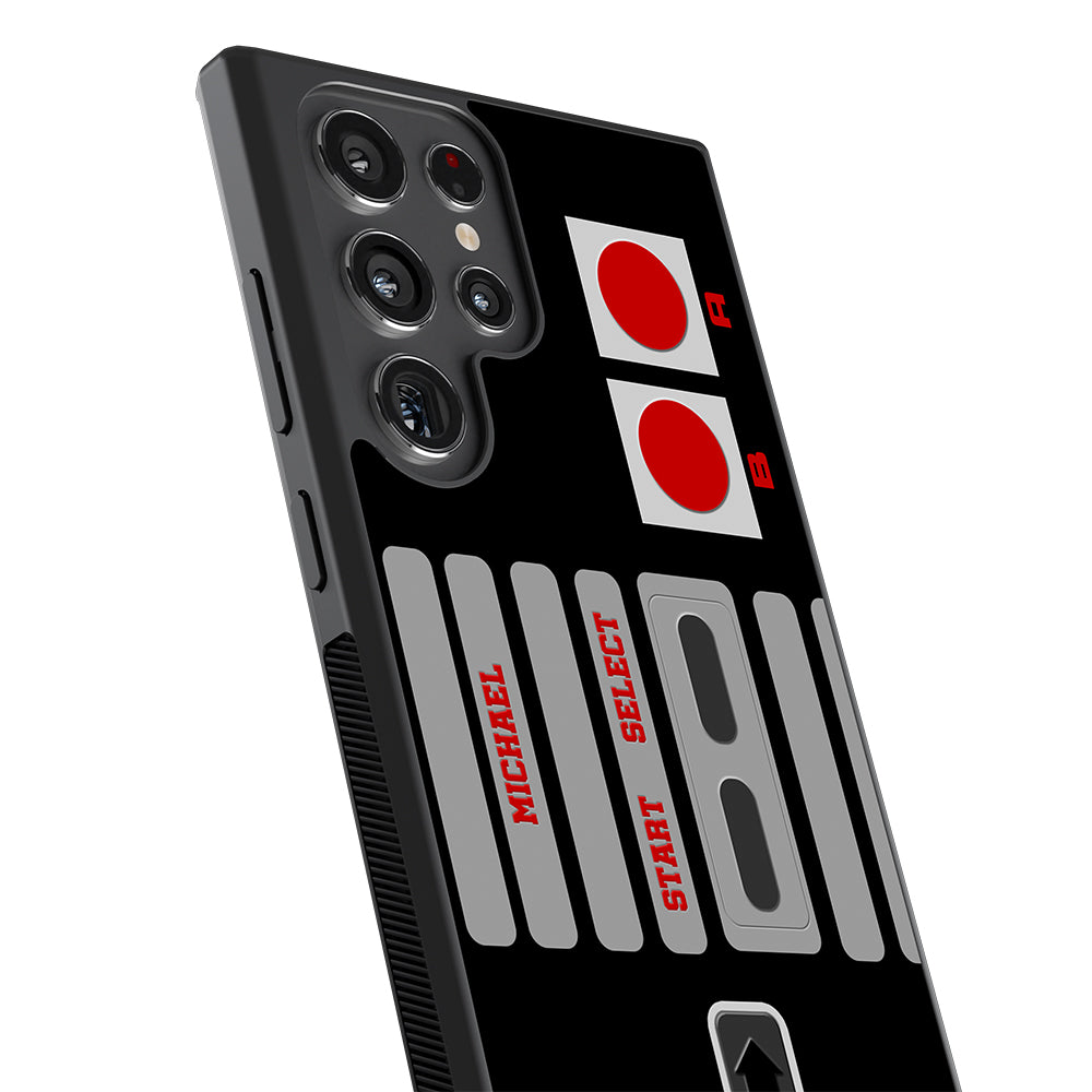 Retro Vintage Gaming Controller Personalized Samsung Phone Case