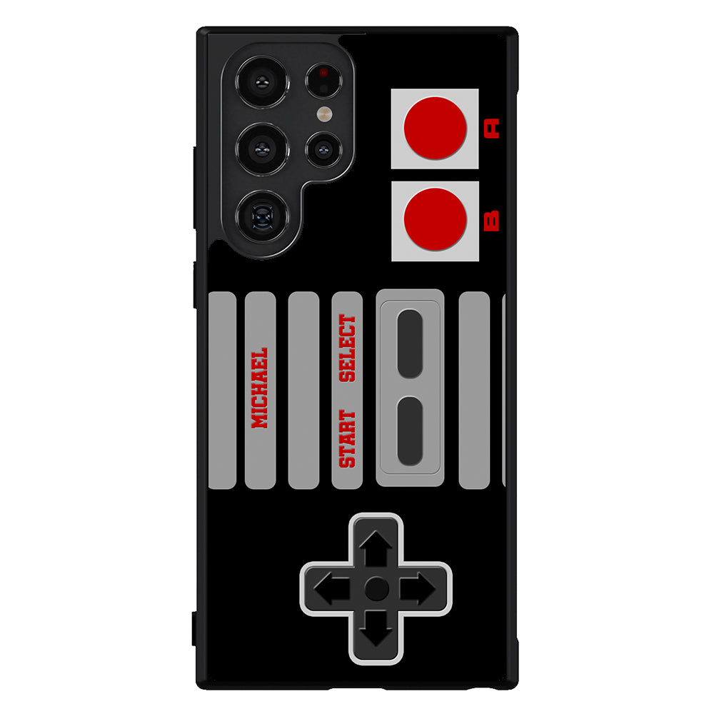 Retro Vintage Gaming Controller Personalized Samsung Phone Case