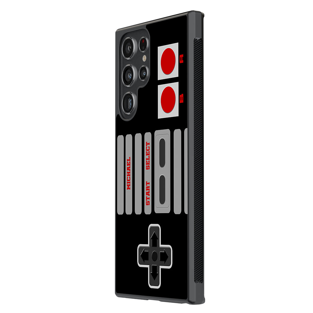 Retro Vintage Gaming Controller Personalized Samsung Phone Case