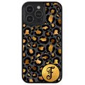 Gold Foil Leopard Skin Personalized Apple iPhone Case
