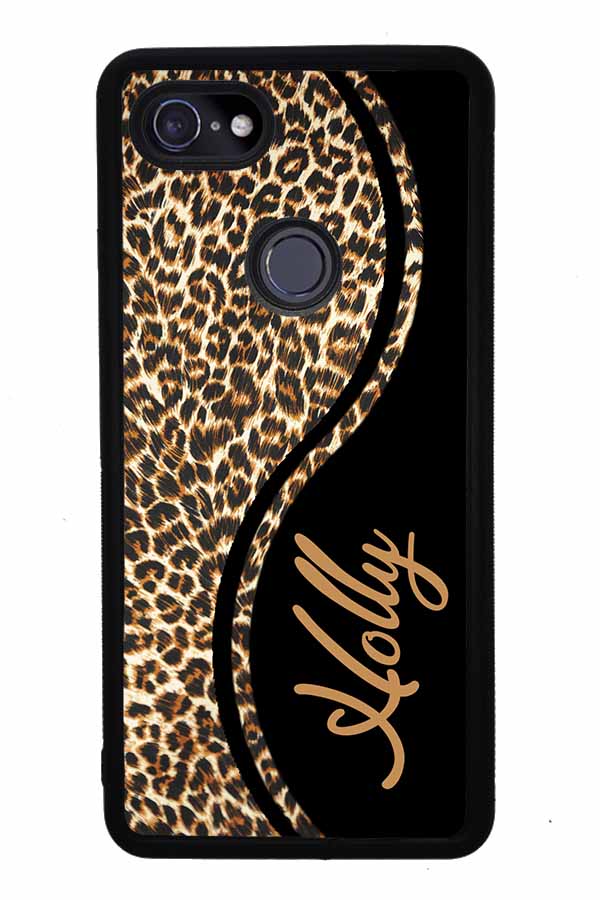 Leopard Curvy Personalized Google Phone Case