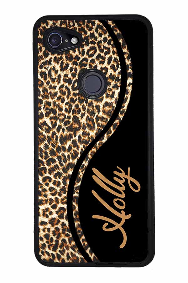 Leopard Curvy Personalized Google Phone Case