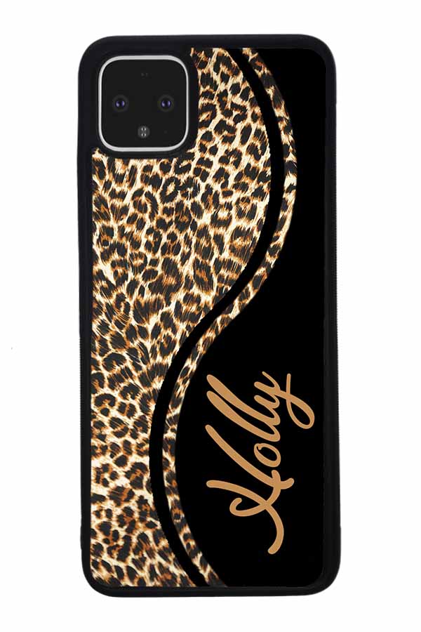 Leopard Curvy Personalized Google Phone Case
