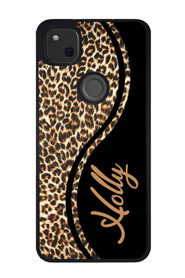 Leopard Curvy Personalized Google Phone Case