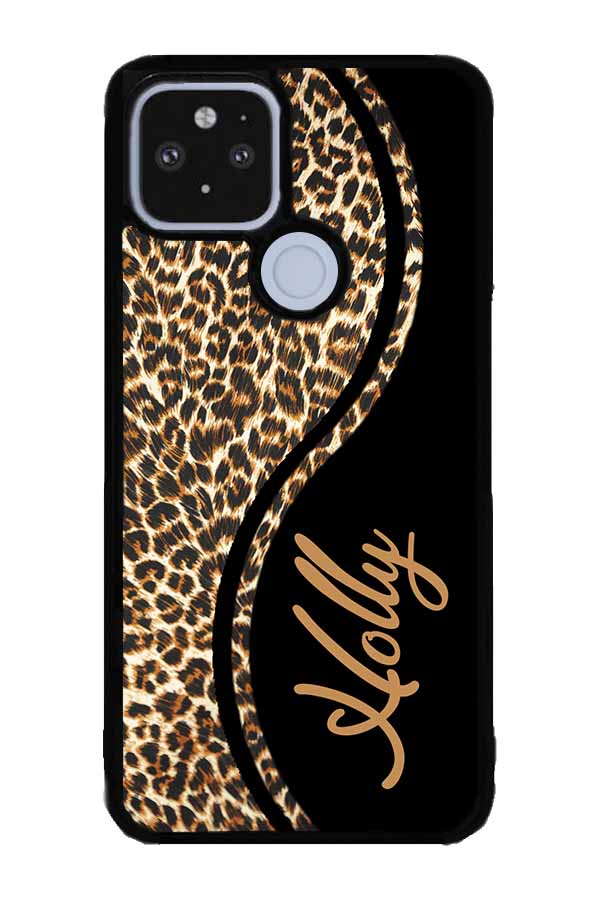 Leopard Curvy Personalized Google Phone Case