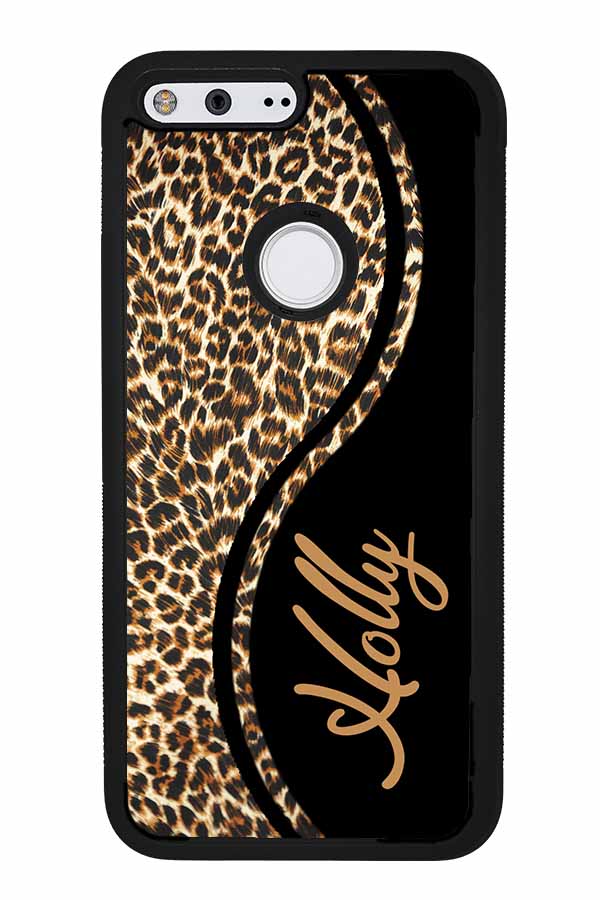 Leopard Curvy Personalized Google Phone Case