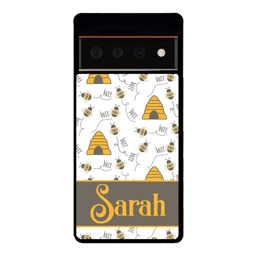 Honey Bee and Hive Personalized Google Phone Case