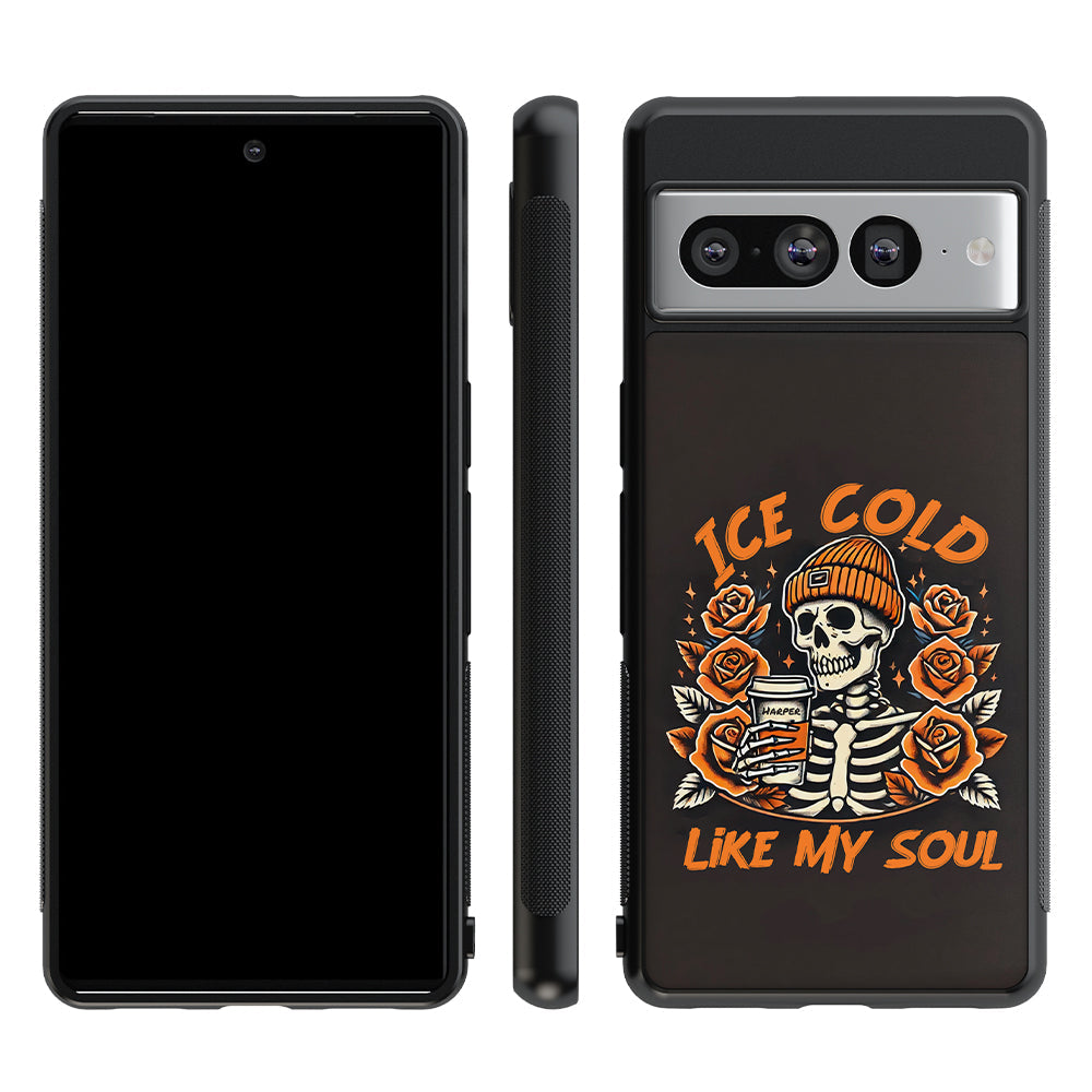 Ice Cold Like My Soul Coffee Cup Fall Personalized Google Phone Case